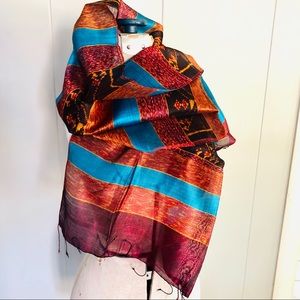 🔥 100% RAW SILK Scarf from Cambodia 🔥
